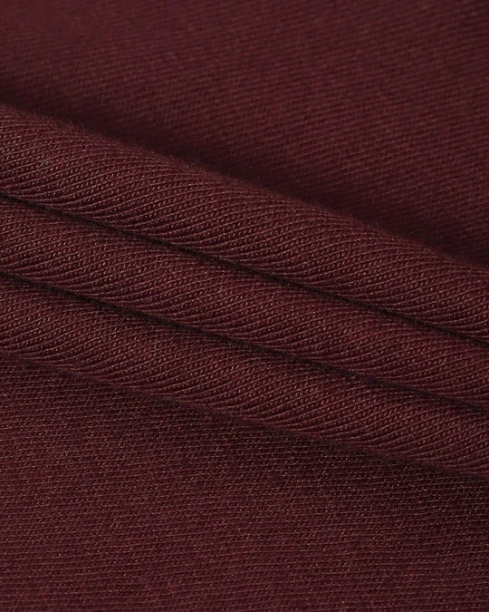 Men's Maroon Dead Pool Jersey Graphic Printed Oversized T-shirt